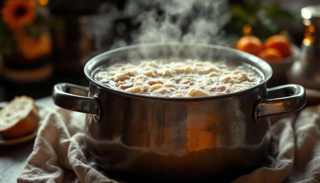 Szara piana na powierzchni rosołu. Eksperci mówią, że to nie ma sensu