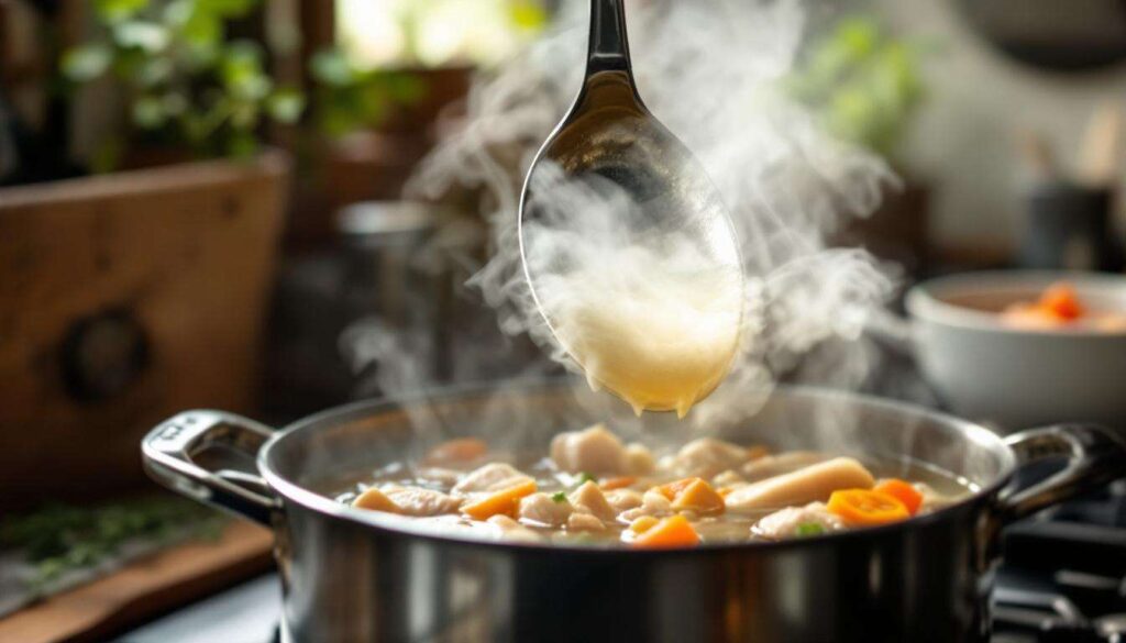 Czy zbierać szumowiny z rosołu i czy ma to sens