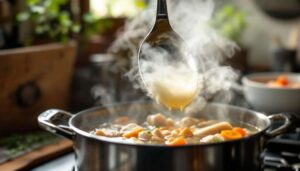 Czy zbierać szumowiny z rosołu i czy ma to sens