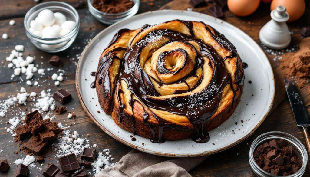 Mega puszysta babka czekoladowa. Potrzebujesz tylko białek i 4 składników