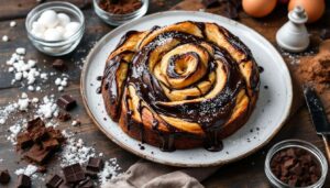 Mega puszysta babka czekoladowa. Potrzebujesz tylko białek i 4 składników