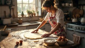 Rączka smaży najlepsze faworki pod słońcem. 1 myk i ciasto jest cienkie jak pergamin