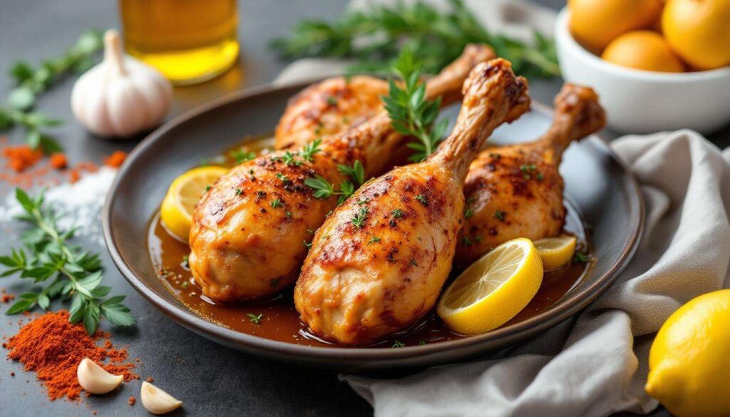 Udka z kurczaka marynuję i piękę w ten sposób. Skórka chrupie tak, że sąsiad słyszy, a mięsko jest soczyste i delikatne