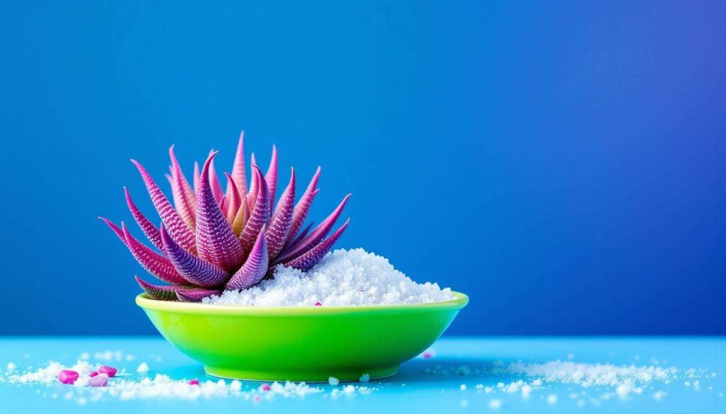 Słona roślinka okazuje się bardzo zdrowa.  Minusem? Barwi jedzenie na jaskrawozielono