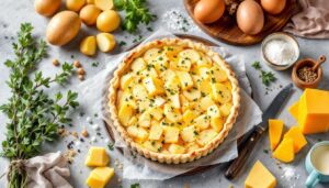Wytrawna tarta ziemniaczana ze starym serem, którą musisz upiec już dziś