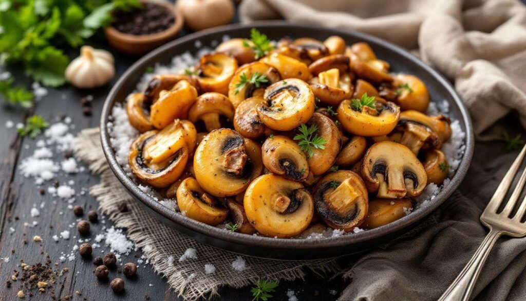 Pieczarki smażę tylko na tym tłuszczu. Są jędrne, złociste i nie puszczają wody, a na smaku zyskują niesamowicie