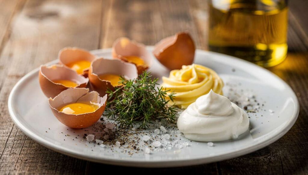 Szczypiorek zastąp tą trawą w jajkach. Smak przypomina koperek, ale delikatniejszy