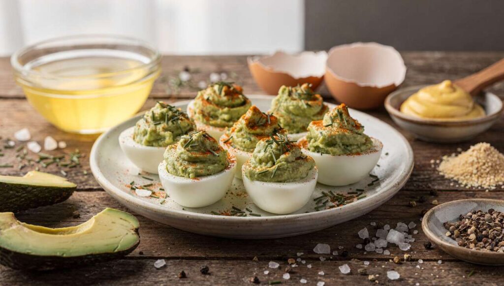 Jajka faszerowane z awokado zamiast majonezu. WHO zaleca ten zamiennik od 2026 roku