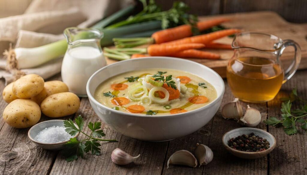 Wiosenna zupa krem z młodej marchwi i pora, która podbija polskie stoły w marcu