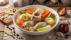 Gotuję rosół wielkanocny z kością szpikową. Kolagen w jednej porcji zaskakuje dietetyków