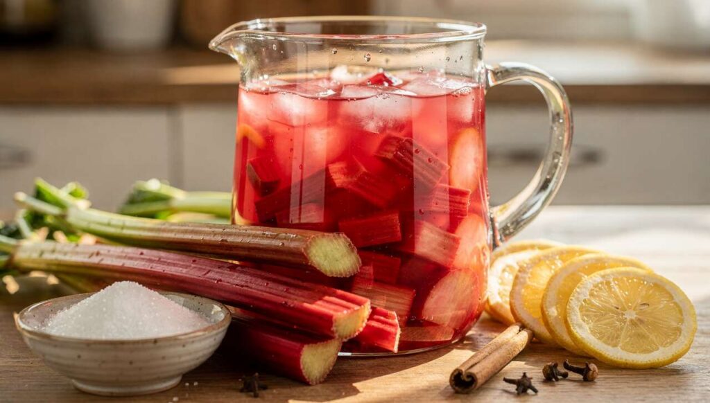 Na polskich bazarkach pojawił się rabarbar. Robię z niego kompot bogatszy w witaminę C niż sok pomarańczowy